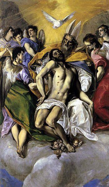 El Greco The Holy Trinity Norge oil painting art